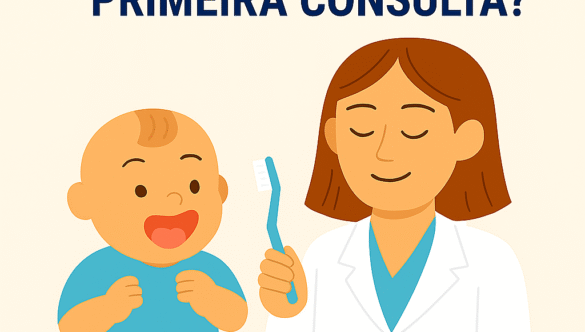 O primeiro dentista do bebê: quando deve ser a primeira consulta?